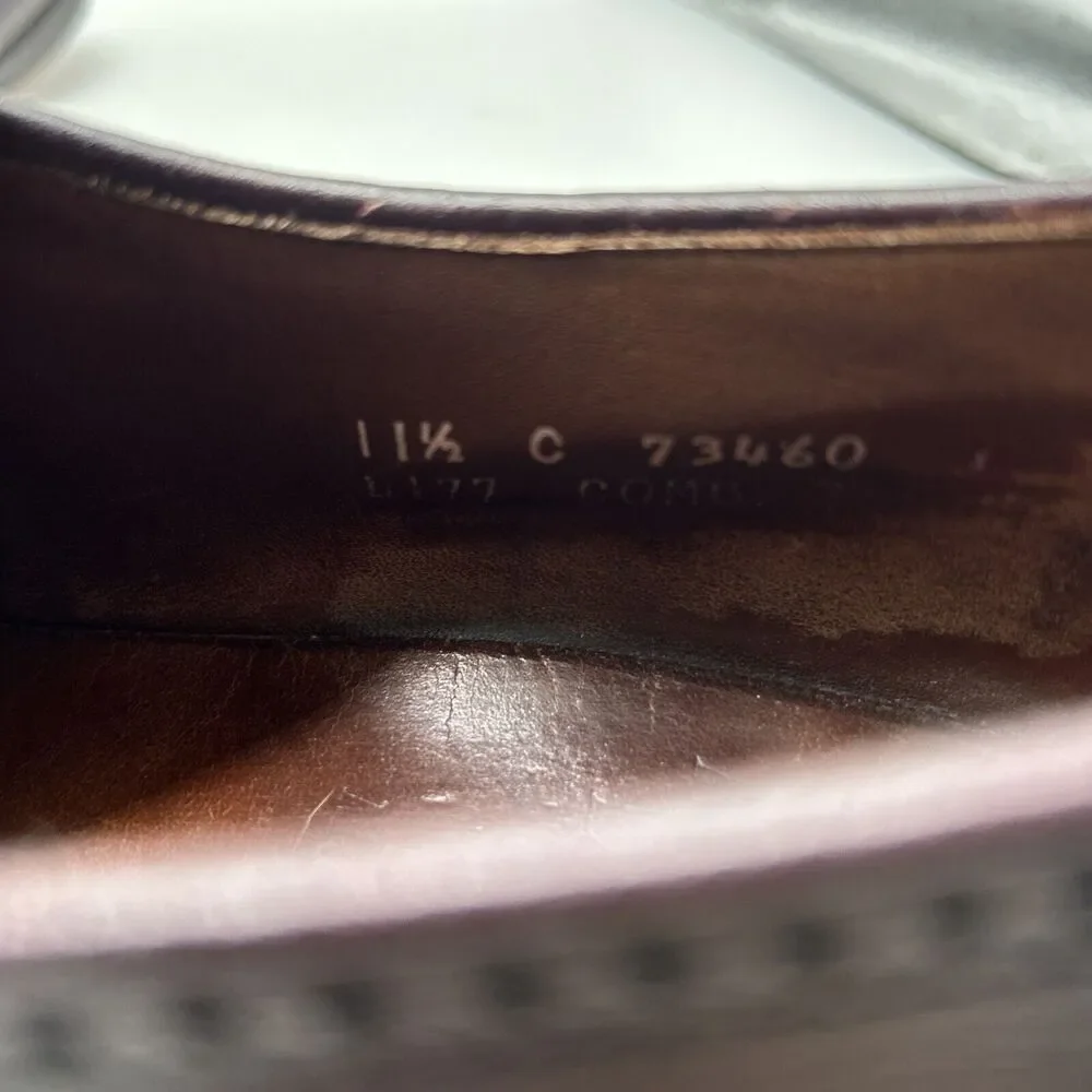 Allen Edmonds Men's Brown Leather Chester Winthrop Oxfords Marlow Shoes‎ 11.5